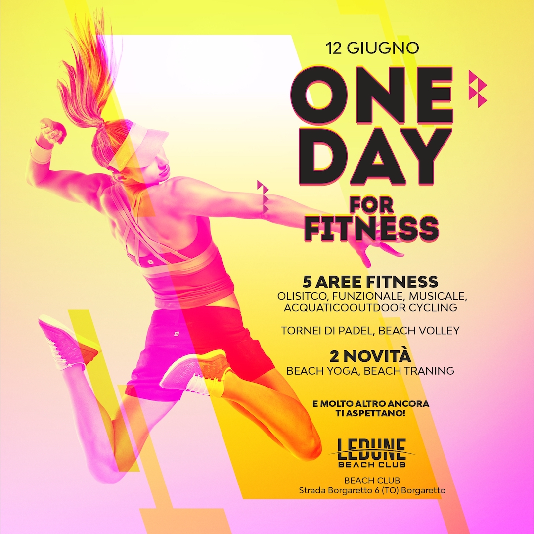 ONE DAY FOR FITNESS - LE DUNE BEACH CLUB 2022