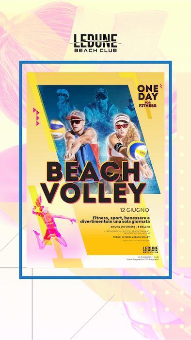 Torneo di Beach Volley - One Day For Fitness 2022