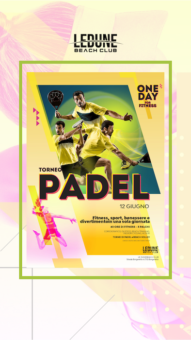 Torneo di Padel - One Day For Fitness 2022